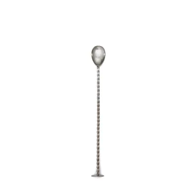 Bonzer Mixing Spoon - Distressed Steel 25cm