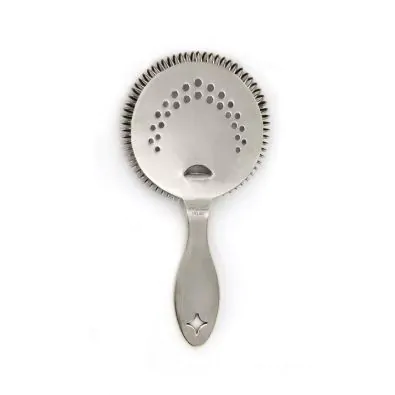 Bonzer Heritage Sprung Julep Strainer Boxed - Stainless Steel