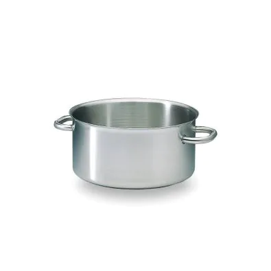 Bourgeat Excellence Casserole No Lid - S/S 240mm / 5.4L Capacity - 693024