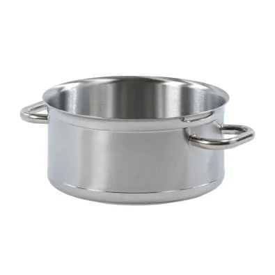 Bourgeat Tradition Casserole No Lid - S/S 240mm / 5.4L Capacity - 683024