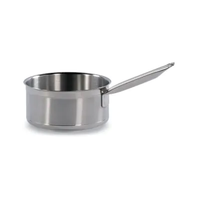 Bourgeat Tradition Saucepan No Lid - S/S 140mm / 1.2L Capacity - 681014