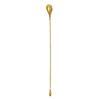 Droplet Mixing Spoon - Gold 50cm