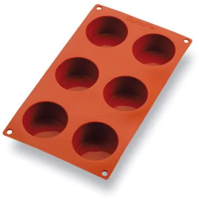 Matfer Gastroflex 6 Muffin Mould 70mm - 70mm - 257915