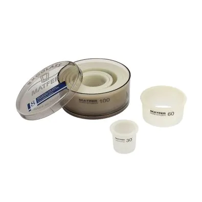 Matfer Exoglass Round Cutter Box - 30 A 100mm - Plain - 150103