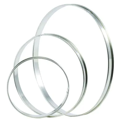 Matfer Plain Flan Rings S/S - 200mm - 371613