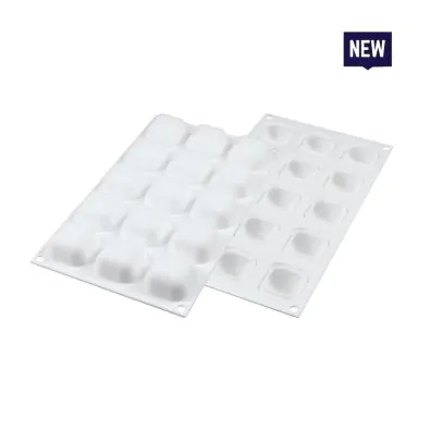 Silikomart Curvflex Mould - Gem 30 40x40xH23mm