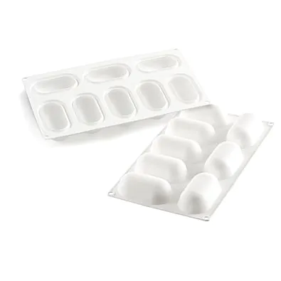 Silikomart Curvflex Mould - Pillow 80 Silicone Mould 82 x 43 H32 mm+Cutter