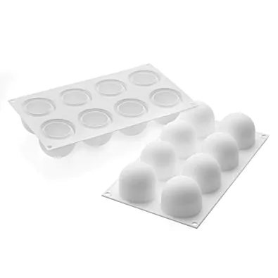 Silikomart Curvflex Mould - Truffles 120 Ø62 x h52mm GN 1/3