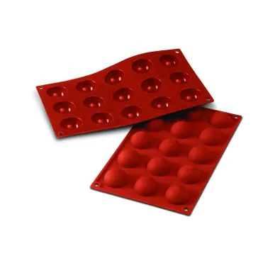 Silikomart Mould Sheet - SF005 - 15 Half sphere 40mm
