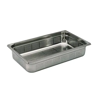 Bourgeat S/S GN1/1 Perforated Pan - 100mm - 741410