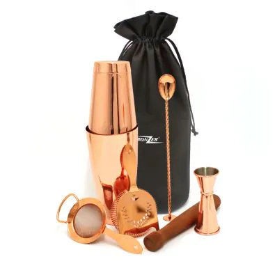 Bonzer 7 Piece Cocktail Kit - Copper