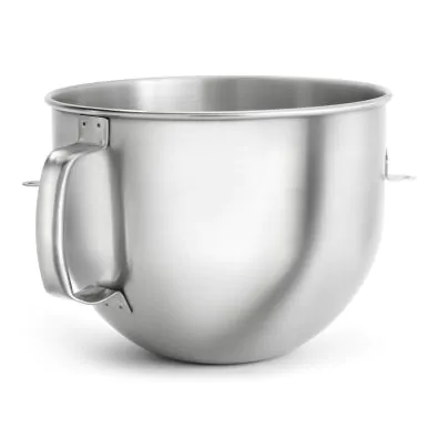 KitchenAid Stand Mixer Bowl Accessories - 6.6Ltr S/S Bowl Erg Handle 5KSMB70