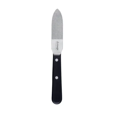 Triangle Spreading Knife - 10 cm with grid etching