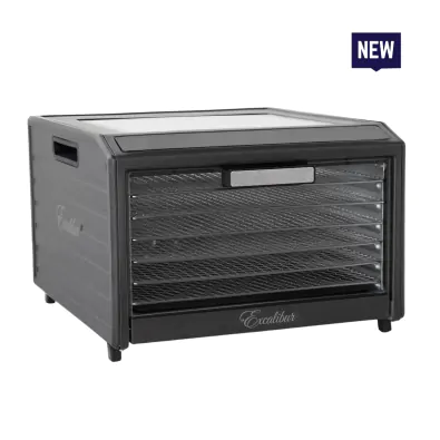 Excalibur Performance Digital 6 Tray Dehydrator - Glass top - 230V UK Plug