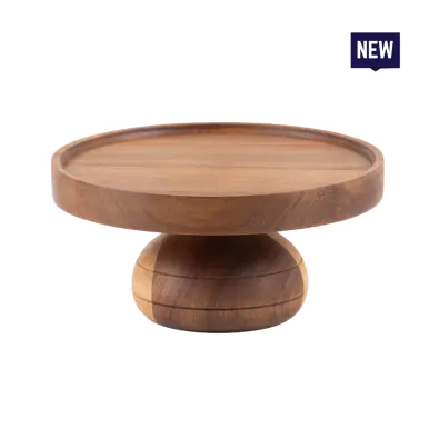 Bonzer Cake Stand - Small -  Walnut Ø17 x H 8.5 cm