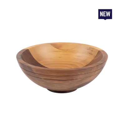 Bonzer Buffet Bowl - Medium - Walnut Ø24.5 x H 9.5 cm