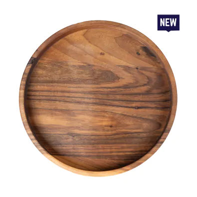 Bonzer Buffet Platter - Medium - Walnut Ø35 x H 4 cm