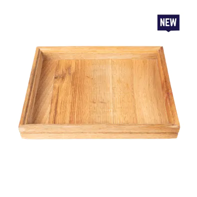 Bonzer Stand Tray Low GN 1/2 - Oak 26.5 x 32.5 x H 4.5 cm