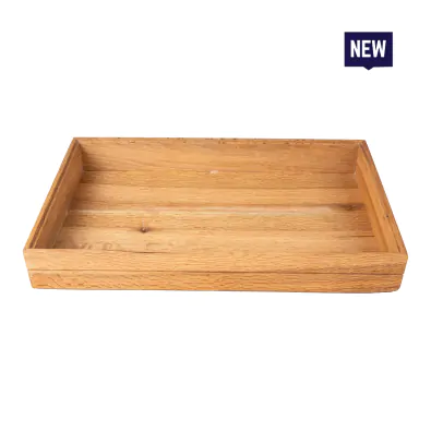 Bonzer Stand Tray High GN 1/1 - Oak 53 x 32.5 x H 7.5 cm