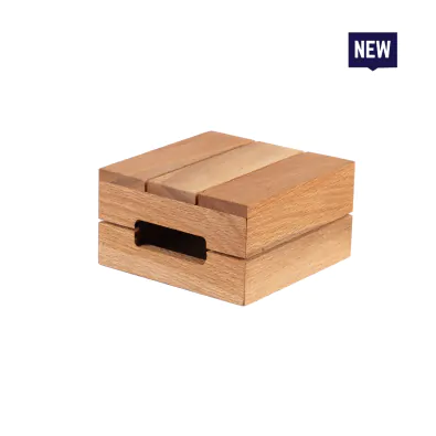 Bonzer Crate Riser - Small - Oak 16.5 x 16.5 x H 9 cm