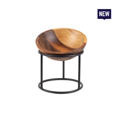 Bonzer Buffet Stand - Medium - Black S/S Ø22 x H 18.5 cm