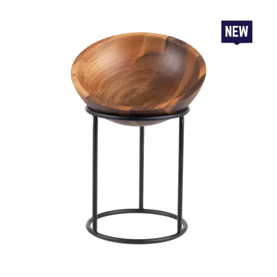 Bonzer Buffet Stand - Large - Black S/S Ø22 x H 26.5 cm