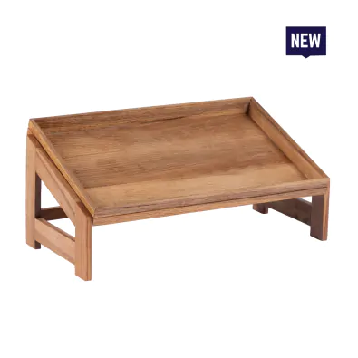 Bonzer 1-Tier Stand GN 1/1 - Oak 53 x 32.5 x H 22 cm