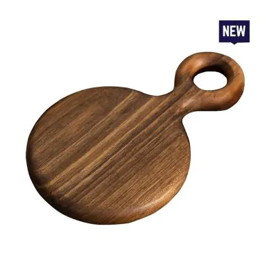 Bonzer Round Board with Handle - Large - Walnut 32 x 20 x H3cm