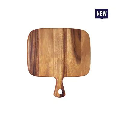 Bonzer Rectangular Board with Handle-08 - Walnut 32 x 28 x H1.6cm