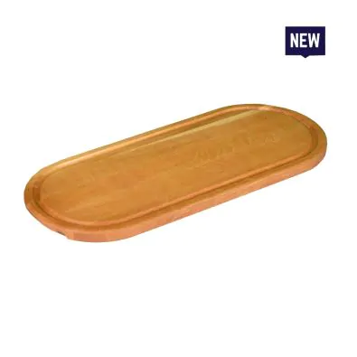 Bonzer Oval Cicchetti Presentation Board - Oak 119.5 x 47.5 x H2cm