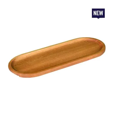 Bonzer Oval Cicchetti Board - Oak 60 x 20 x H2cm