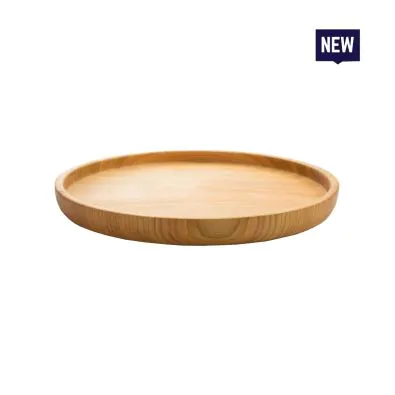 Bonzer Round Service Tray - Small - Oak Ø20 x H3.5cm