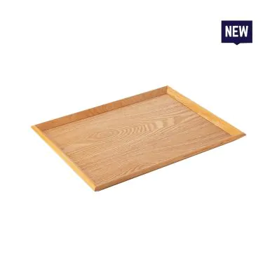 Bonzer Rectangular Service Tray - Small - Oak 29 x 17 x H2cm