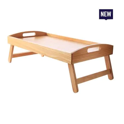 Bonzer Modern Folding Room Tray - Oak 42 x 30 x H4cm