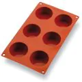 Matfer Gastroflex 6 Muffin Mould 70mm - 70mm - 257915 - 0