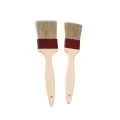 Matfer Natural Flat Pastry Brush Plastic Hnd - 25 - 116011 - 0