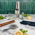 Bonzer 7 Piece Cocktail Kit - Stainless Steel - 6