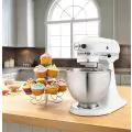 KitchenAid K45 Classic Stand Mixer - White - UK Plug - 5K45SSBWH - 1