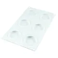 Silikomart Kit Tarte Ring - Round 80mm Set Silicone Mould 67mm 6 Rings - 0