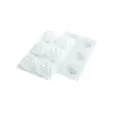 Silikomart Kit Tarte Ring - Fleur 80mm Set Silicone Mould 6 Rings - 0