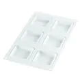 Silikomart Kit Tarte Ring - Square 80x80mm Set Silicone Mould 67x67mm 6 Rings - 0