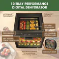 Excalibur Performance Digital 10 Tray Dehydrator - Glass top - 230V UK Plug - 4