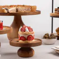 Bonzer Cake Stand - Small -  Walnut Ø17 x H 8.5 cm - 3