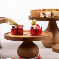 Bonzer Cake Stand - Medium - Walnut Ø27 x H 13 cm - 3