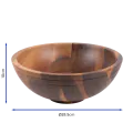 Bonzer Buffet Bowl - Large - Walnut Ø28.5 x H 10 cm - 1