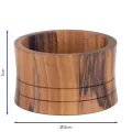 Bonzer Buffet Concave Bowl - Small - Walnut Ø12 x H 7 cm - 1