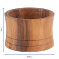 Bonzer Buffet Concave Bowl - Medium - Walnut Ø14 x H 9 cm - 1