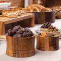 Bonzer Buffet Concave Bowl - Medium - Walnut Ø14 x H 9 cm - 2