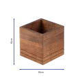 Bonzer Buffet Basket - Small - Walnut 15 x 15 x H 15 cm - 1