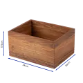 Bonzer Buffet Basket - Medium - Walnut 34 x 26 x H 17.5 cm - 1